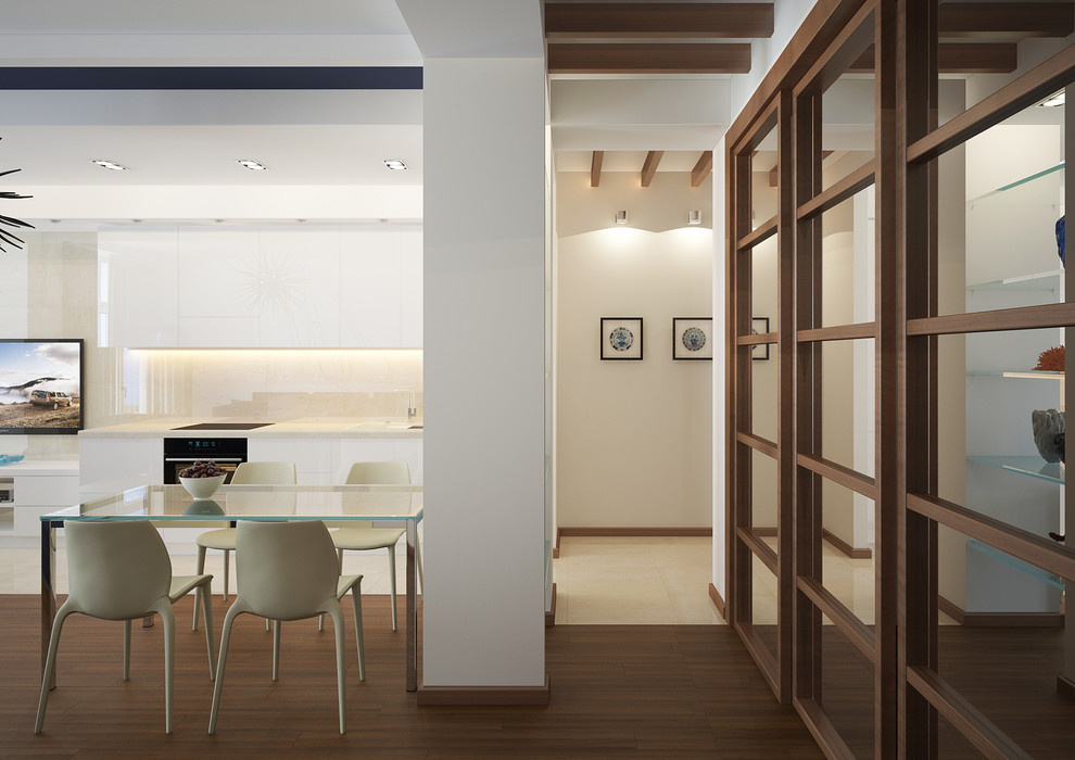 Дизайн-проект квартиры в морском стиле