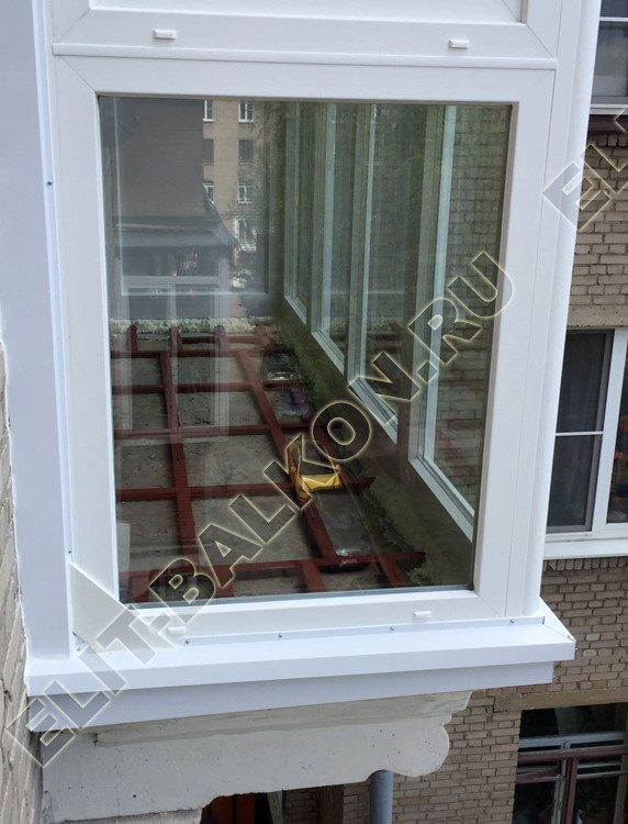 Балкон - французское остекление!