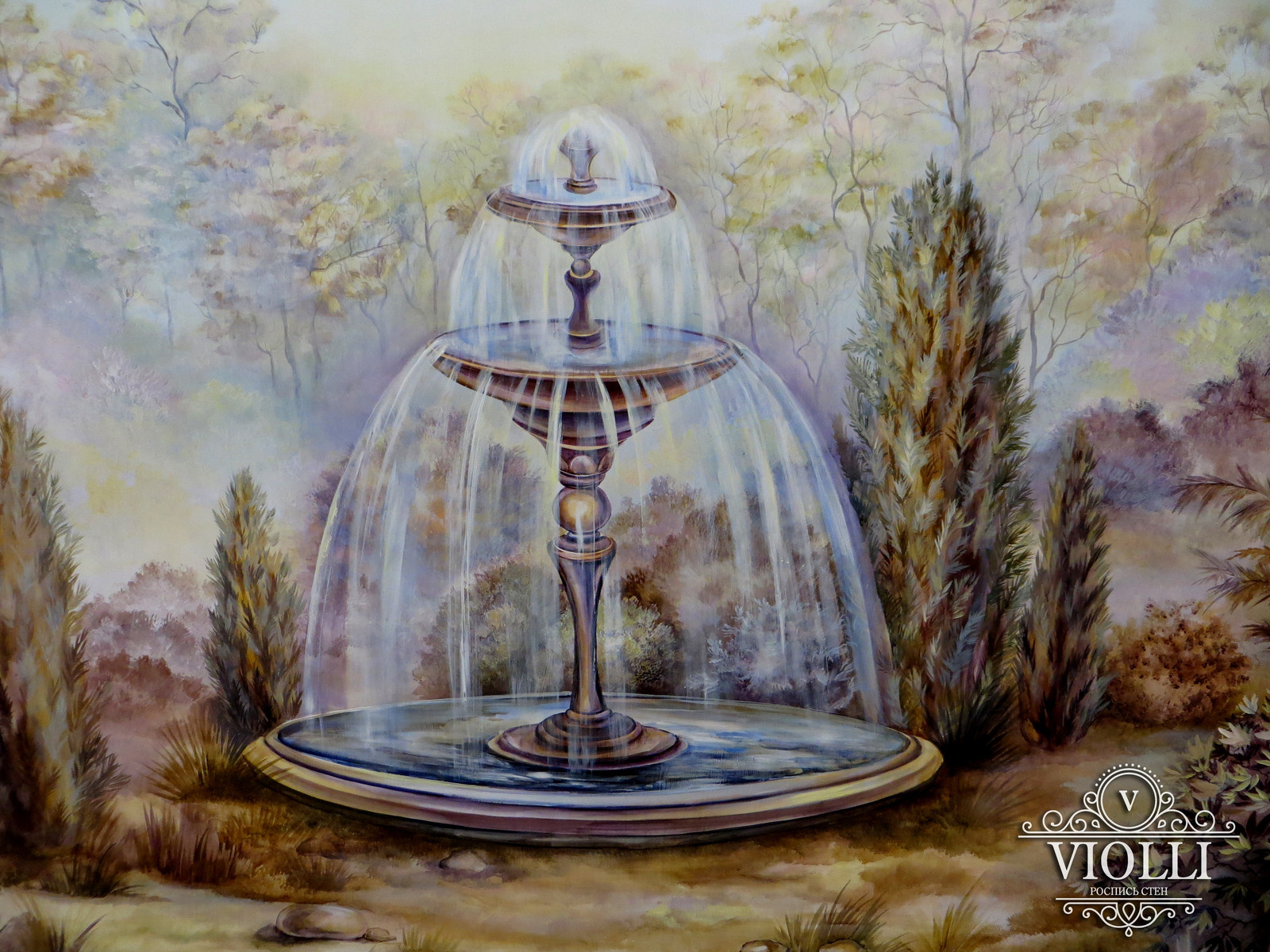 Роспись в прихожей