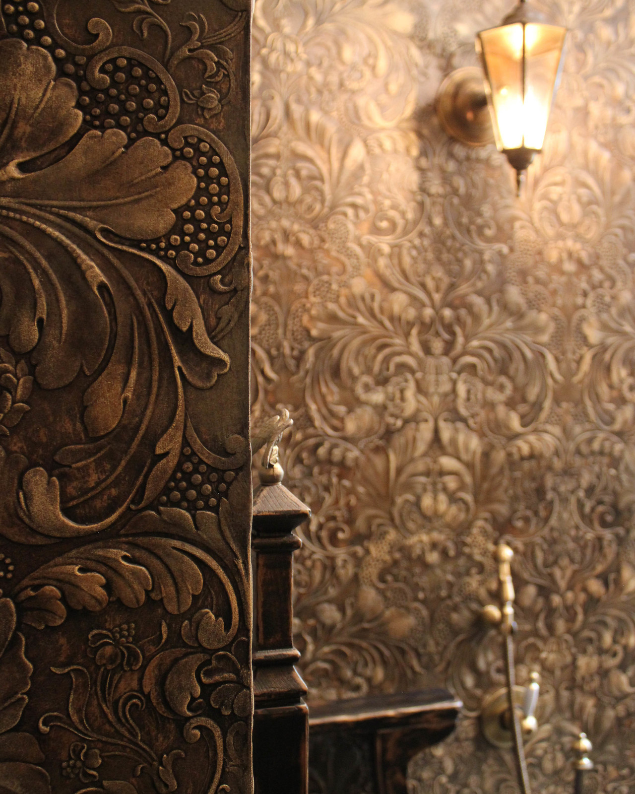 Lincrusta и роспись