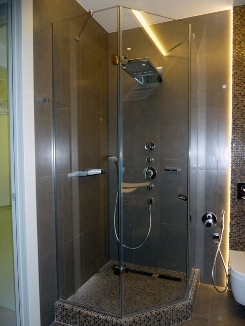 Стекло в интерьере частной квартиры, Мичуринский