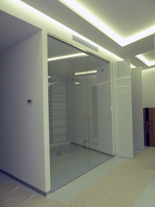 Стекло в интерьере частной квартиры, Мичуринский