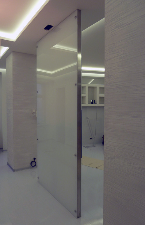 Стекло в интерьере частной квартиры, Мичуринский