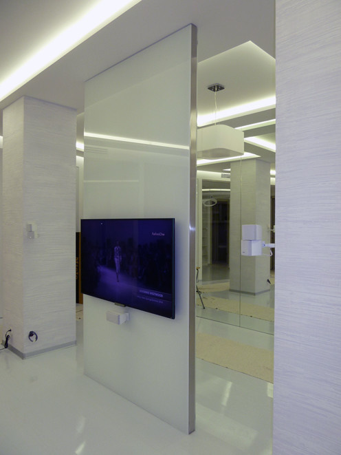 Стекло в интерьере частной квартиры, Мичуринский