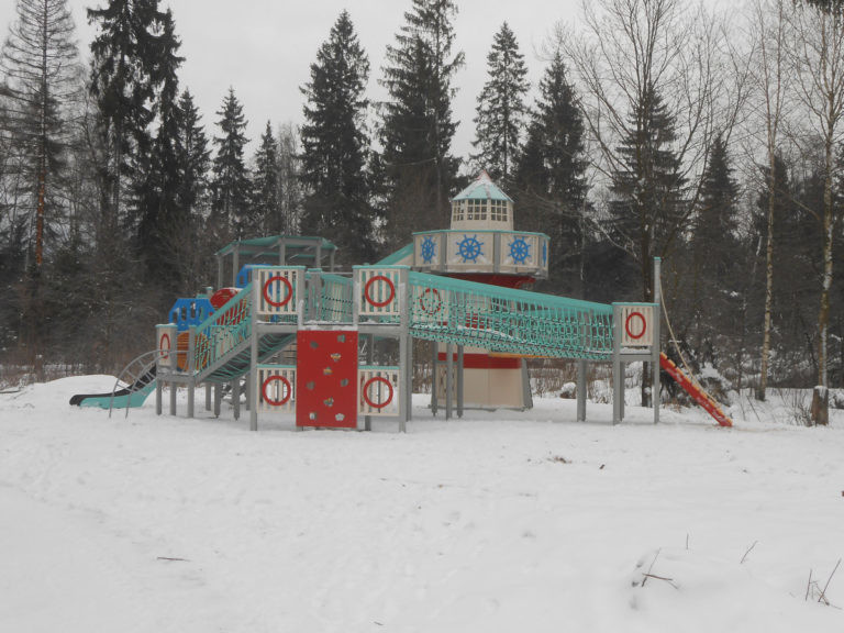 Детский игровой комплекс (мод.30002) в городском парке г.Краснознаменск
