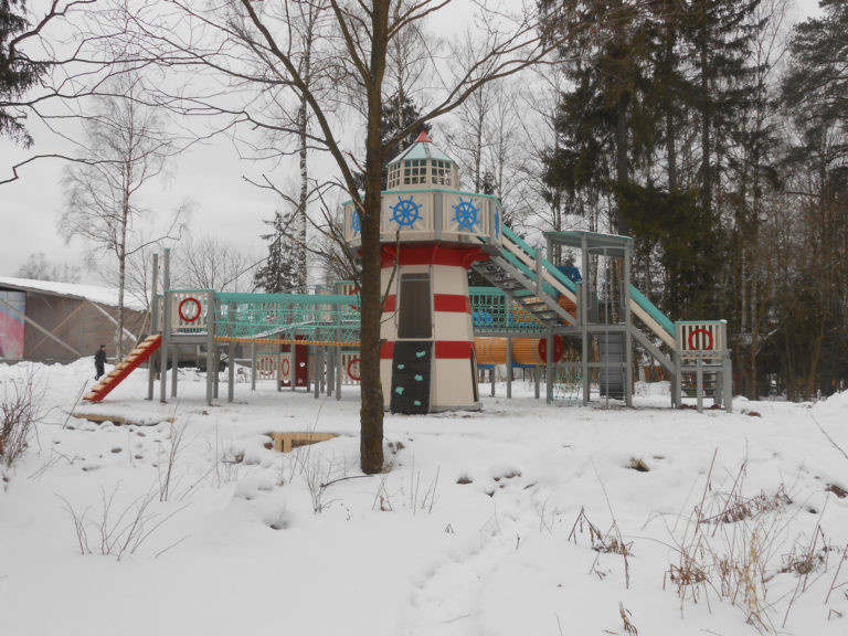 Детский игровой комплекс (мод.30002) в городском парке г.Краснознаменск