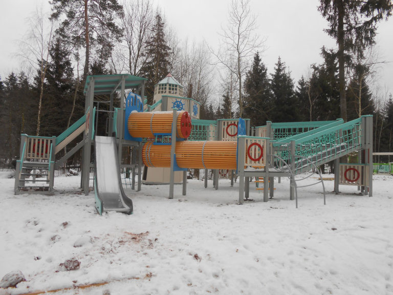 Детский игровой комплекс (мод.30002) в городском парке г.Краснознаменск