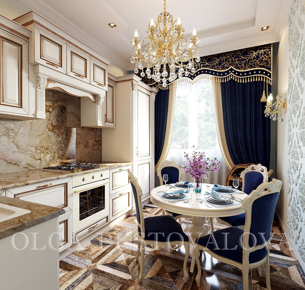 РОСКОШНАЯ КЛАССИКА. ДОМ. 180М2. КУХНЯ