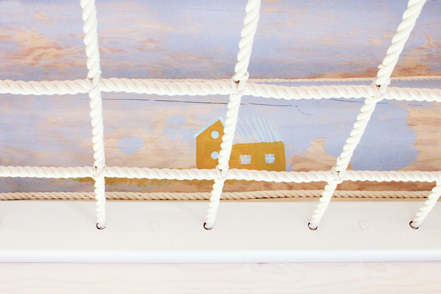 Игровая детская в бревенчатом доме