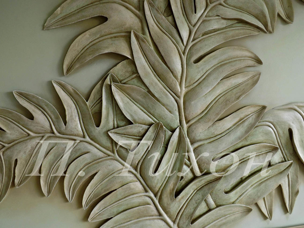 Листья папоротника, фрагмент