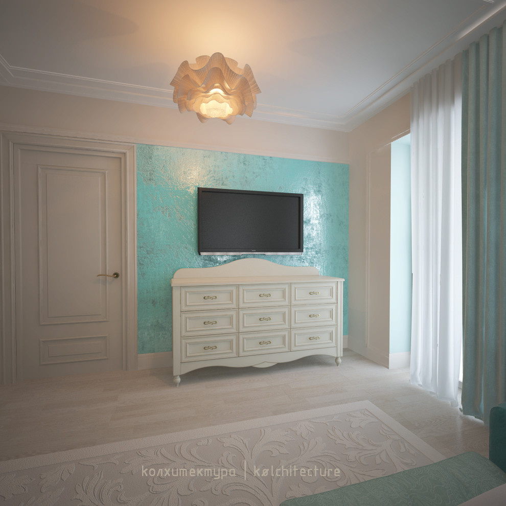 КП "Республика Сантория". Двухэтажный жилой дом.Интерьер в стиле Классика-лайт