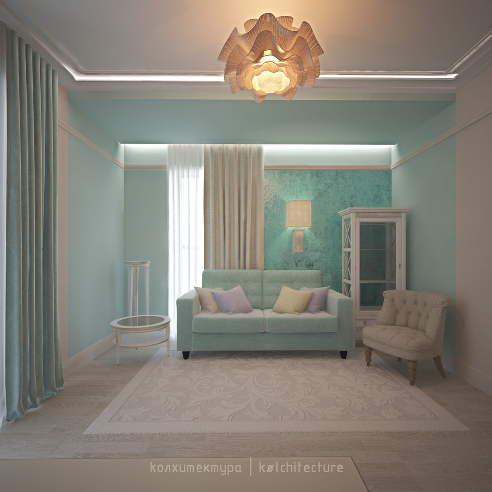 КП "Республика Сантория". Двухэтажный жилой дом.Интерьер в стиле Классика-лайт