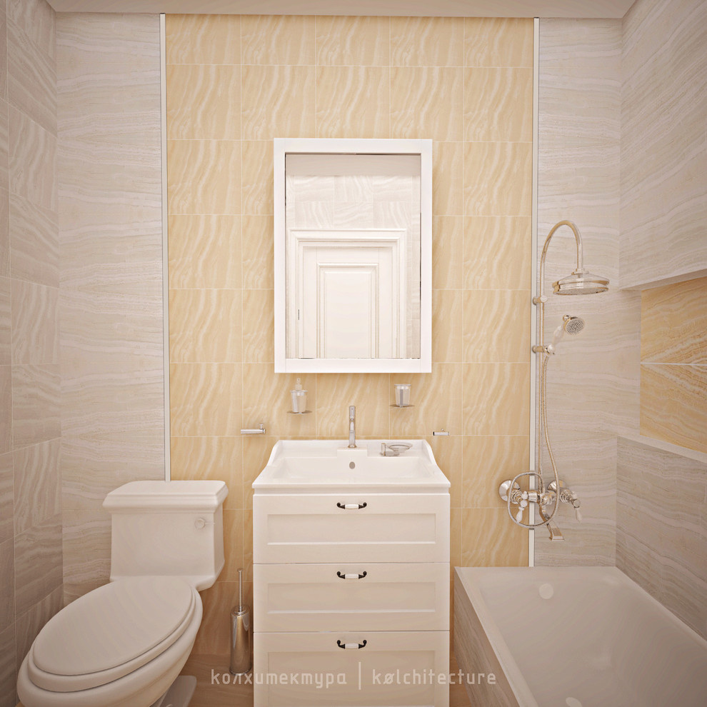 КП "Республика Сантория". Двухэтажный жилой дом.Интерьер в стиле Классика-лайт