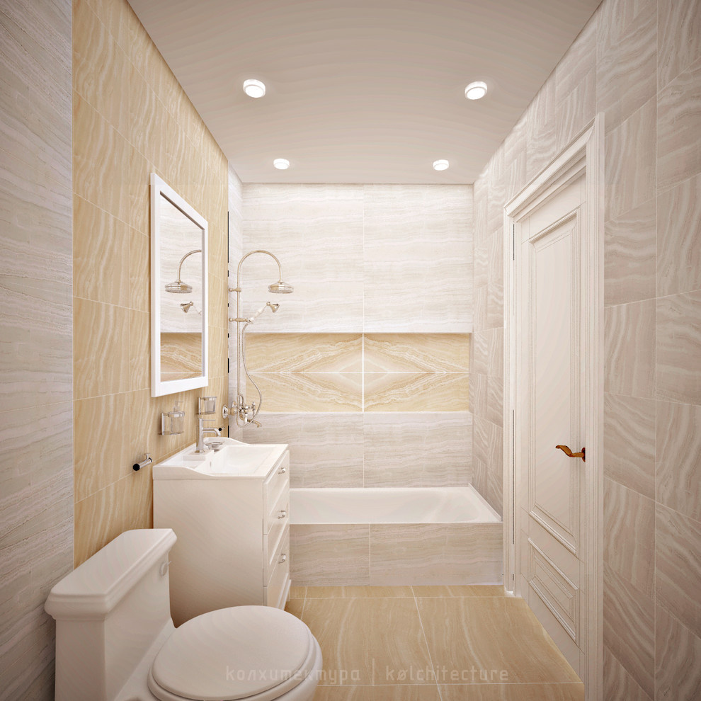 КП "Республика Сантория". Двухэтажный жилой дом.Интерьер в стиле Классика-лайт