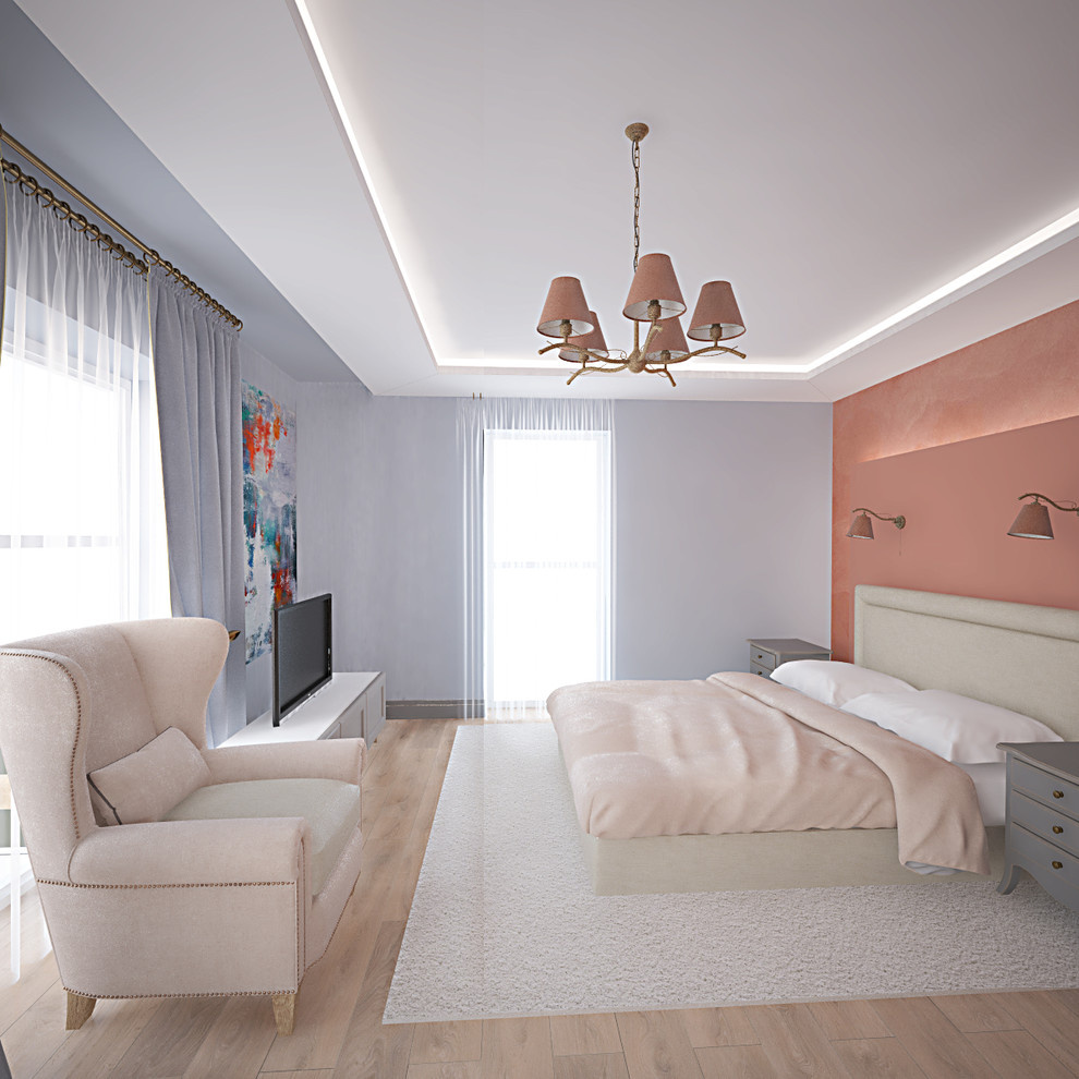 КП "Республика Сантория". Двухэтажный жилой дом.Интерьер в стиле Классика-лайт