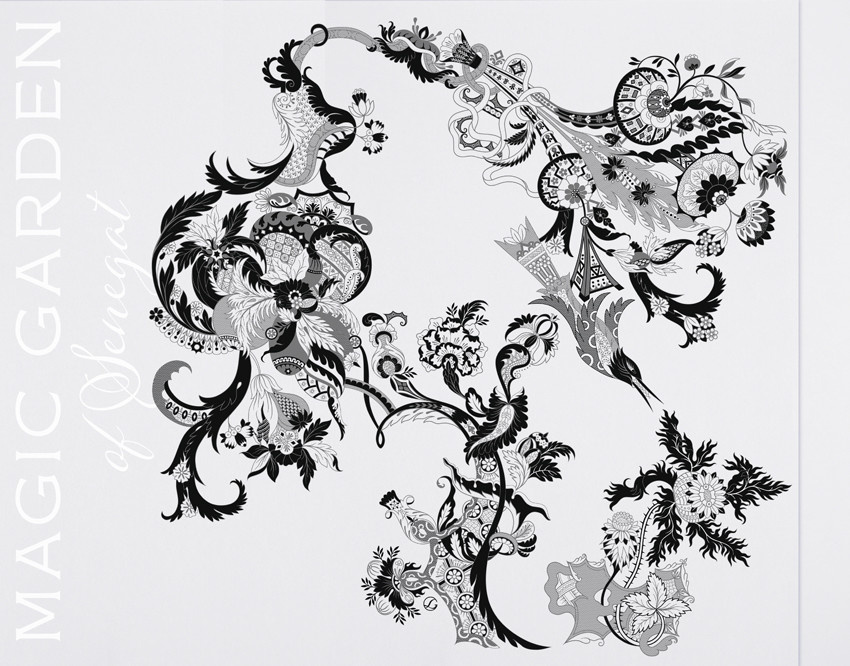 Обложка проекта: Текстиль «с историей». Проект «Magic garden of Senegat».