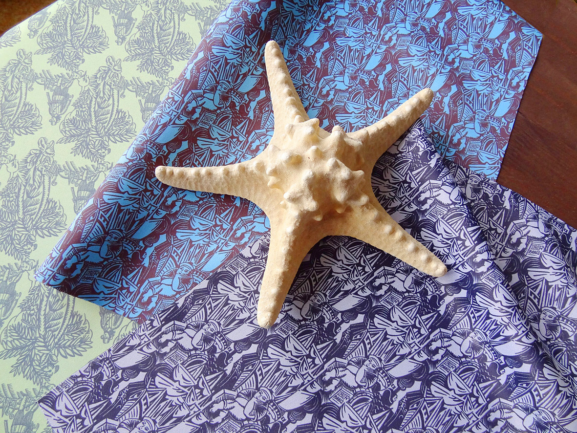 Текстиль «с историей». Архивные принты.