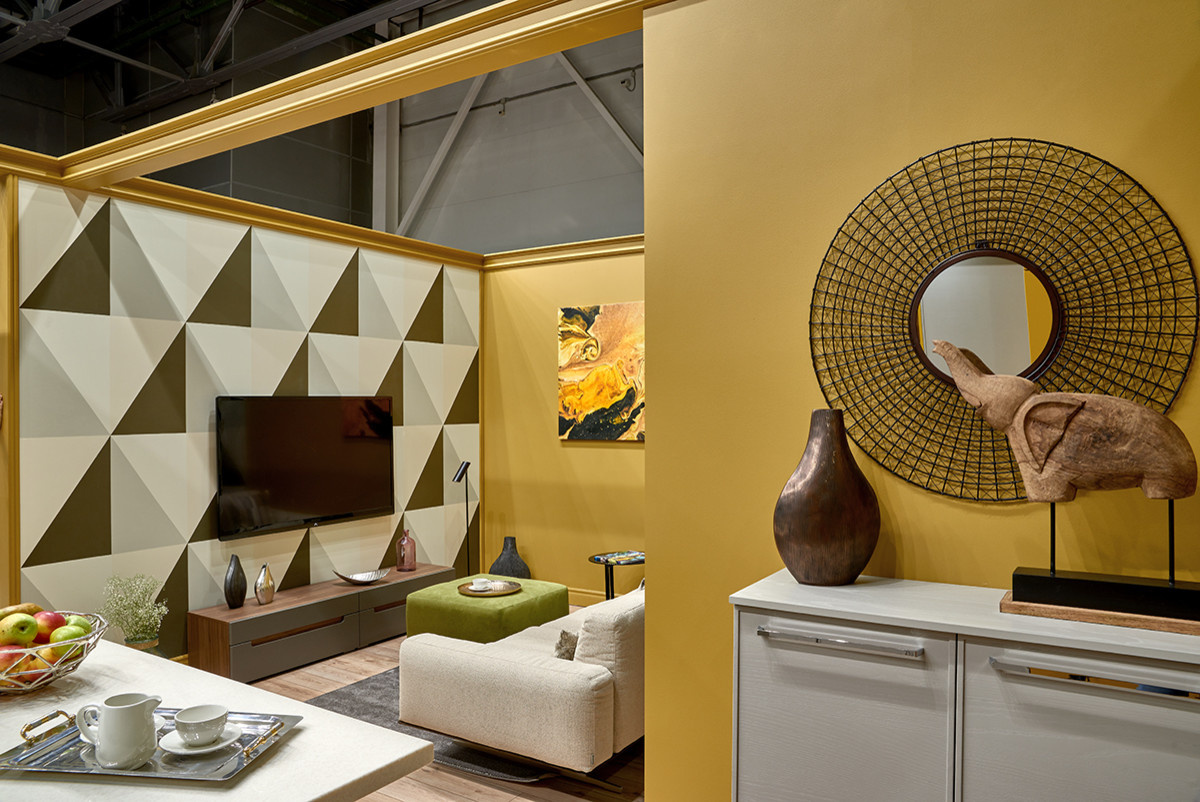 Экспозиция проекта «Реальный интерьер» в рамках выставок MIFS 2017 и BATIMAT RUS