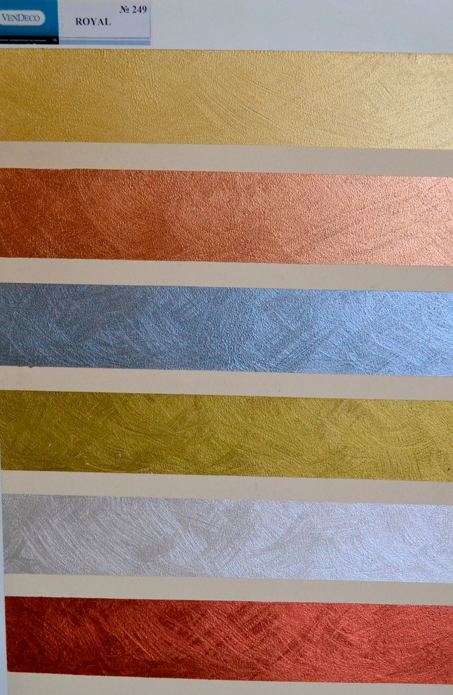 Обложка проекта: ROYAL декоративная акриловая эмаль с эффектом цветных металлов