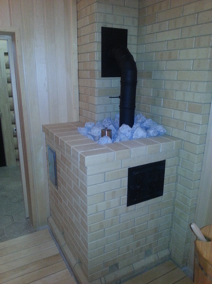 Электромонтажные работы в домах из оцилиндрованного бревна.