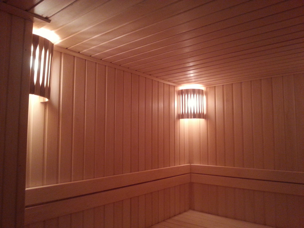 Электромонтажные работы в домах из оцилиндрованного бревна.