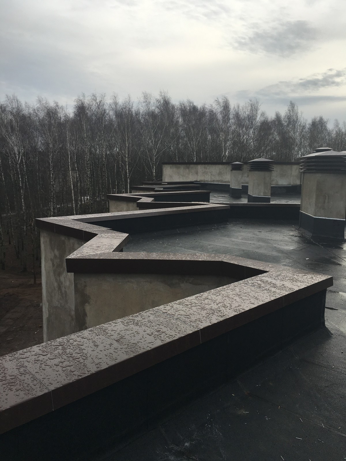 Парапеты и флюгарки