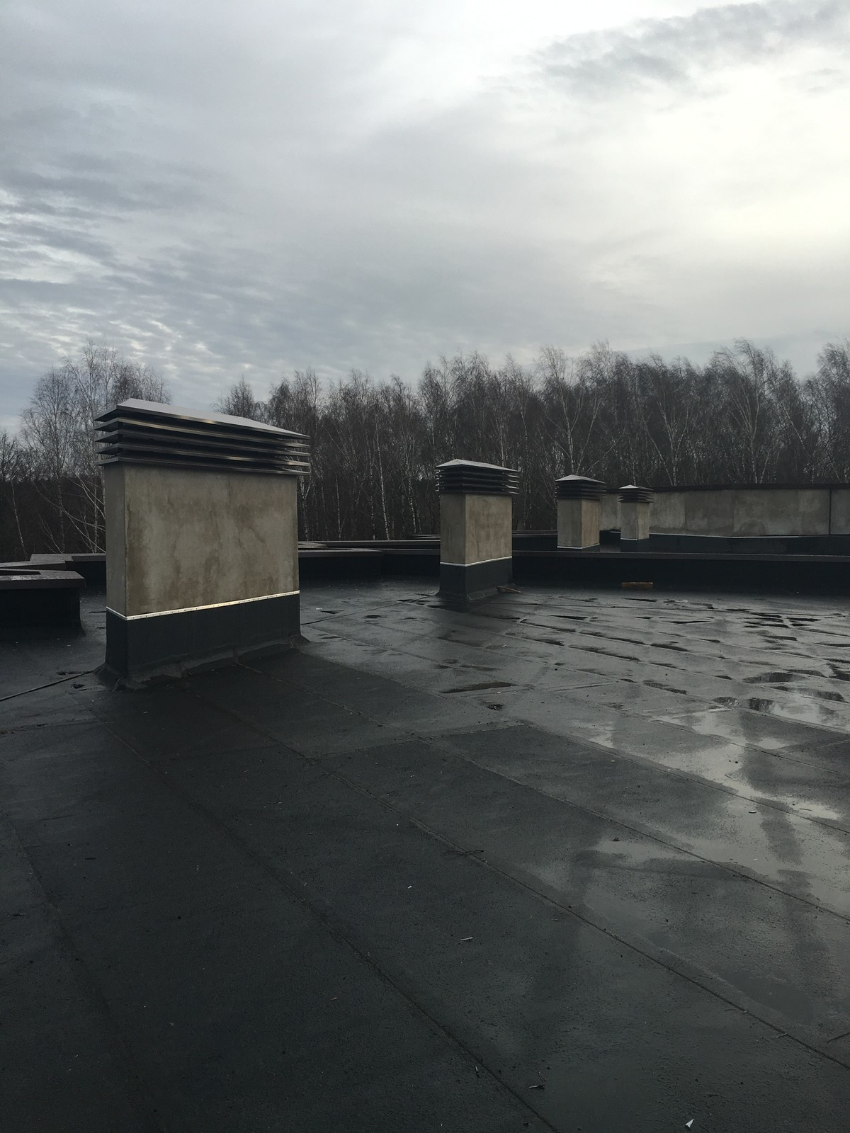 Парапеты и флюгарки