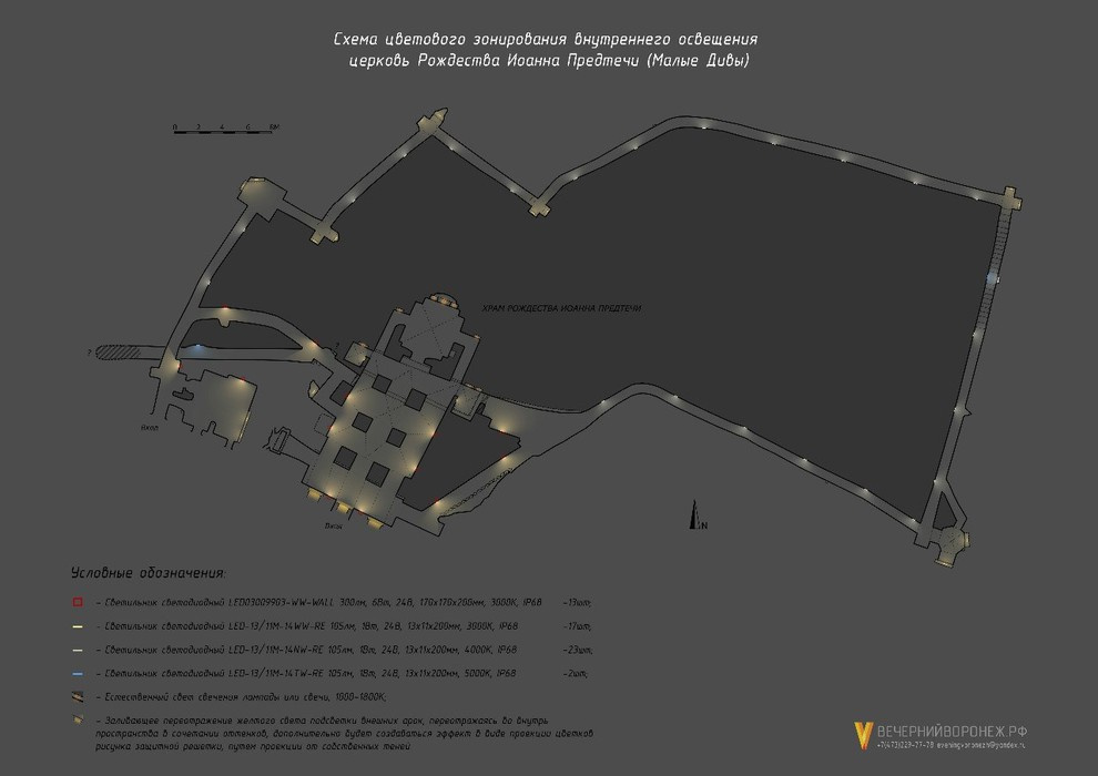 Обложка проекта: Храм Иоанна Предтечи, Малые Дивы, Дивногорье