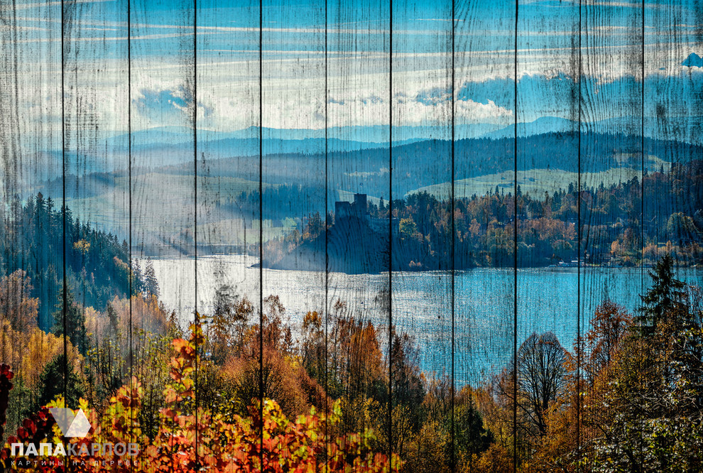 Авторские картины на деревянных досках