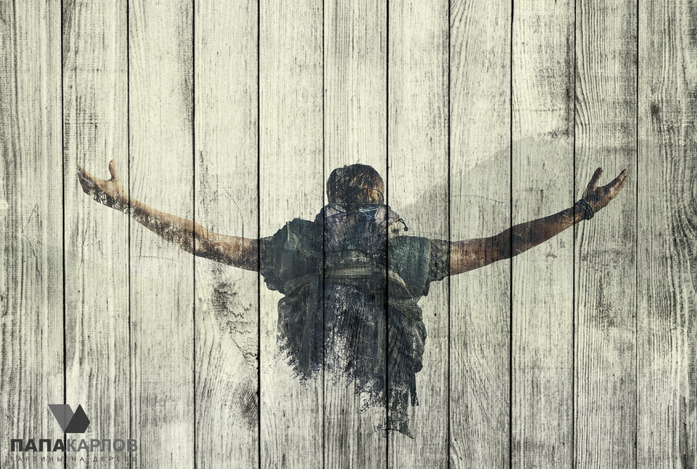 Авторские картины на деревянных досках