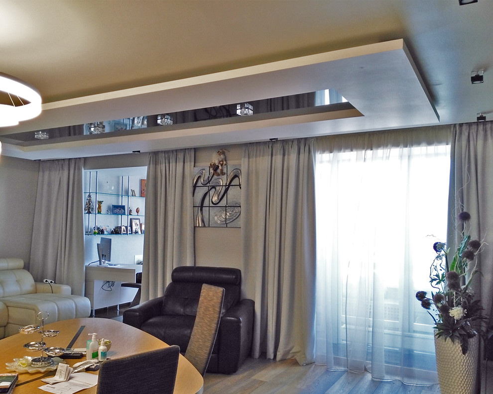 смена зимних штор на летние