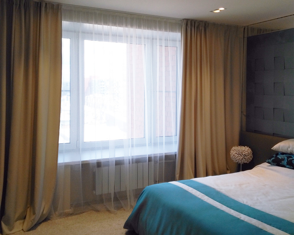 смена зимних штор на летние