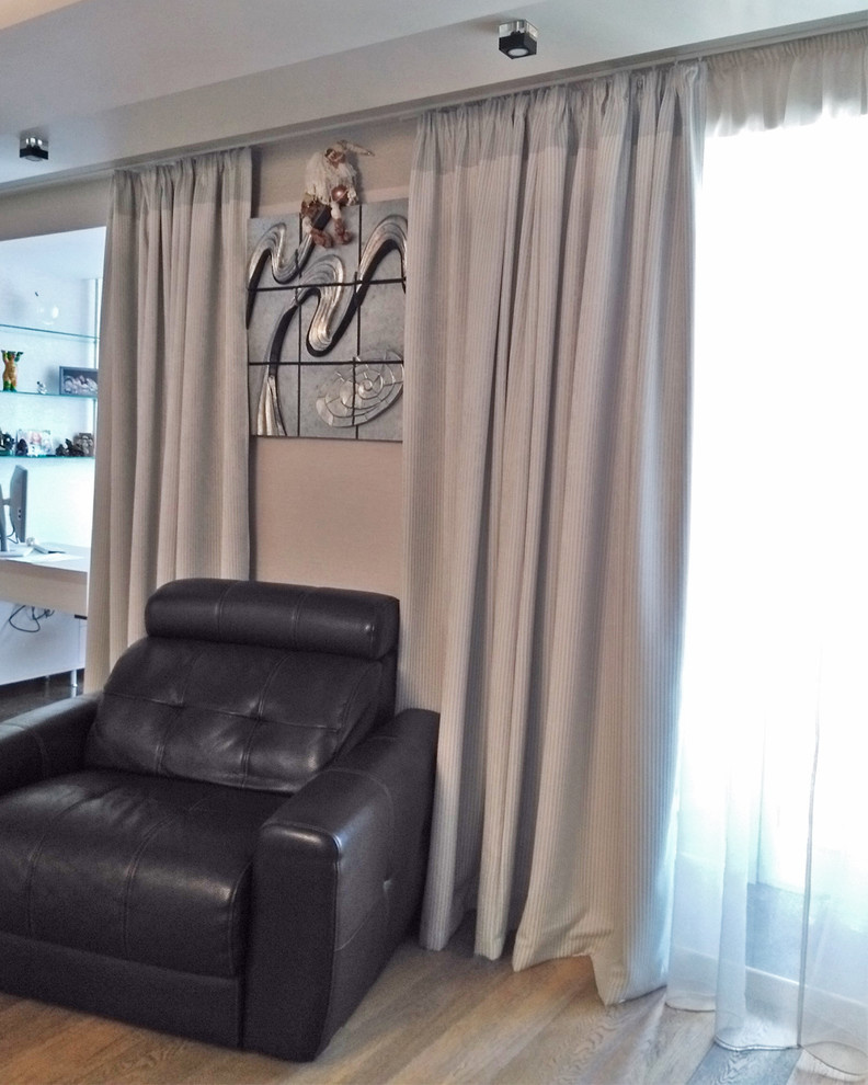 Обложка проекта: смена зимних штор на летние