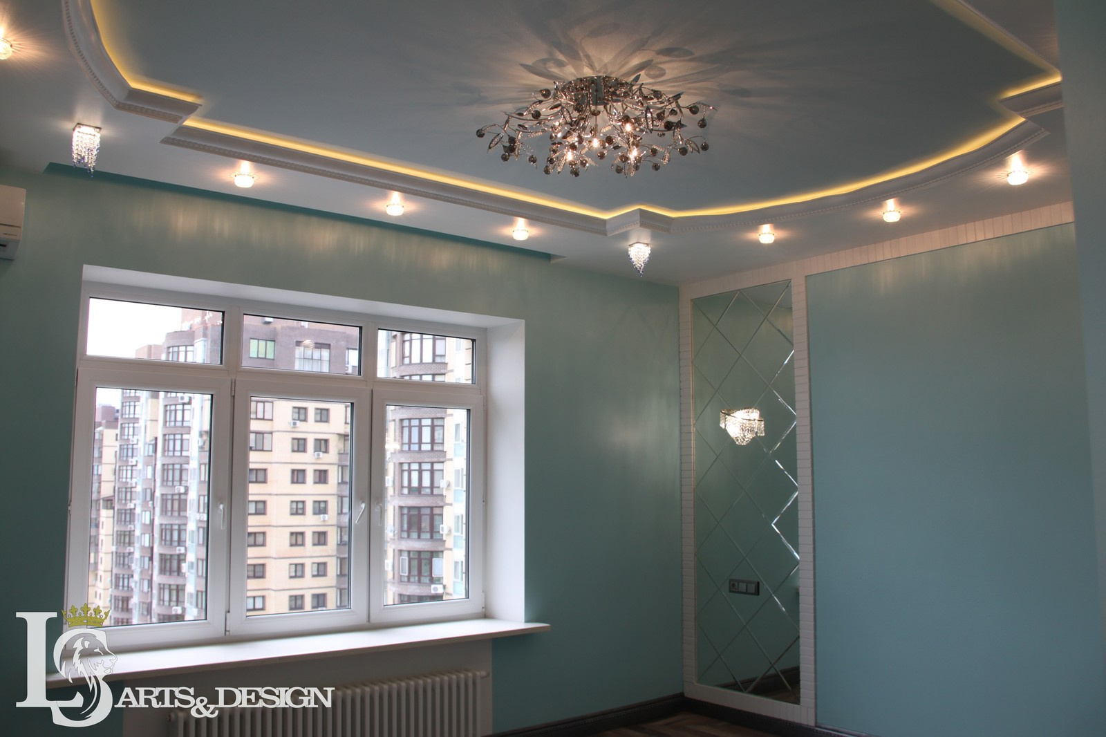 Близится к завершению проект 3-х комнатной квартиры в стиле Ар Деко