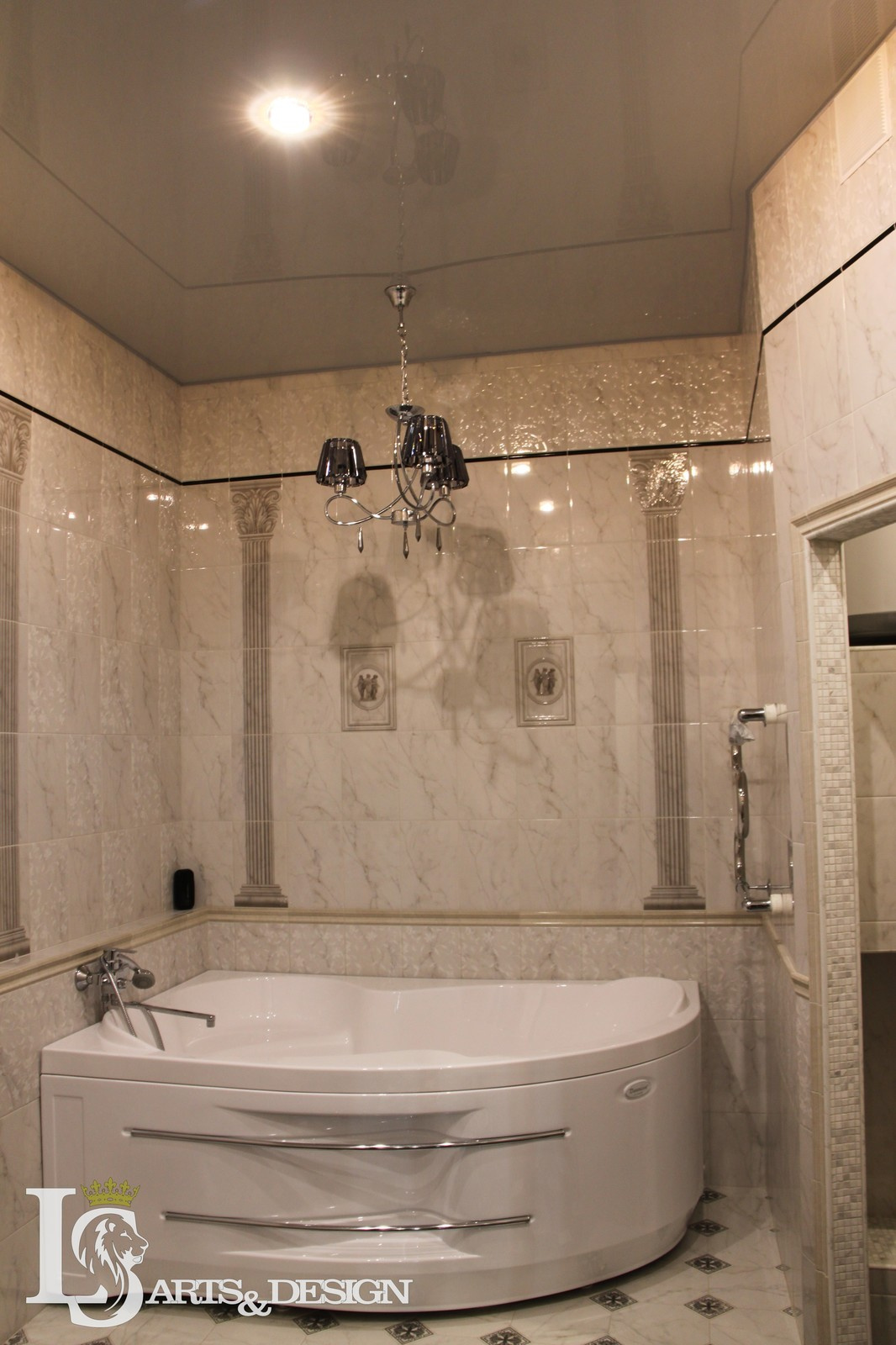 Близится к завершению проект 3-х комнатной квартиры в стиле Ар Деко