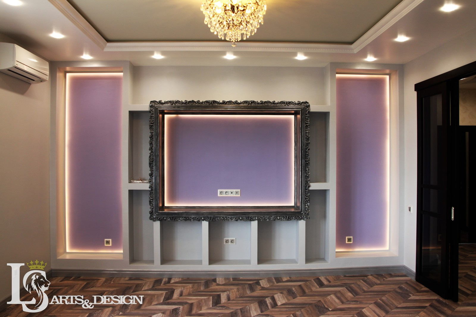 Близится к завершению проект 3-х комнатной квартиры в стиле Ар Деко