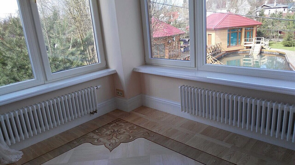 подоконники и столешница  с накладной мойкой