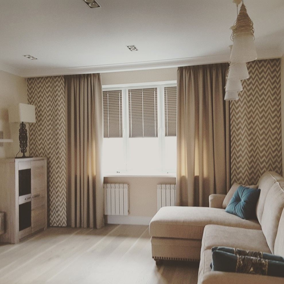 Квартира с элементами стиля "Лофт" на 1-Волконском переулке.