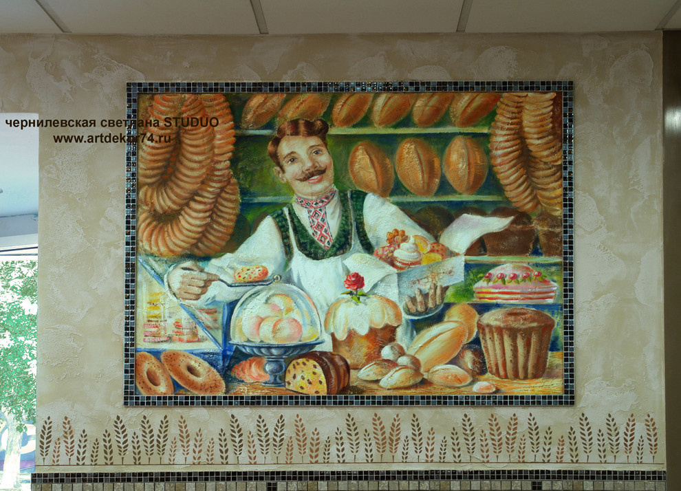 Художественная роспись стен, потолков, мебели. Фрески. Картины.