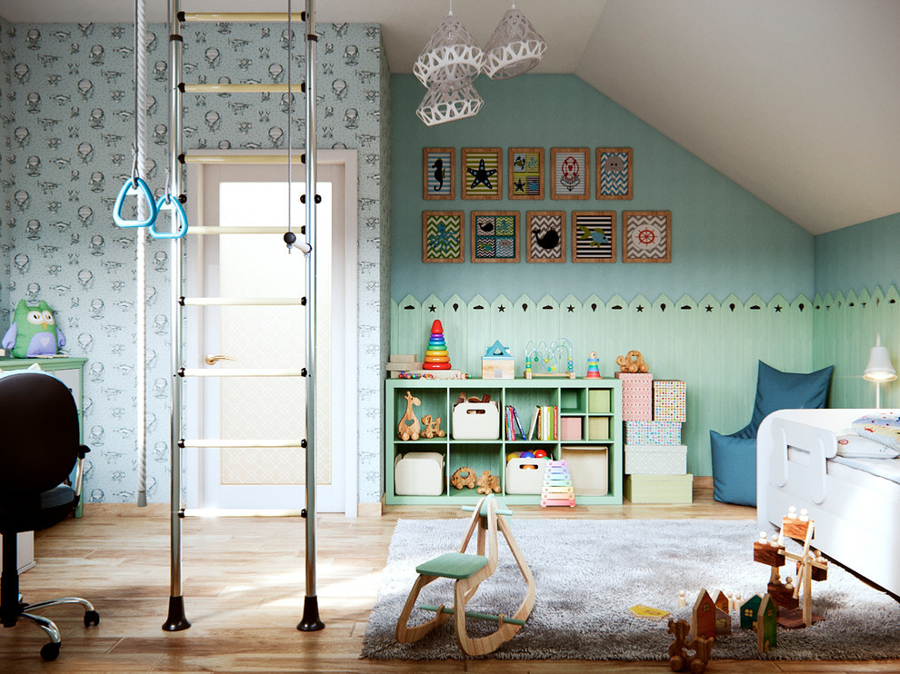 визуализация детской комнаты для дизайн студии VIP Decor