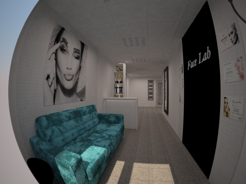 Дизайн интерьера салона "Face Lab"