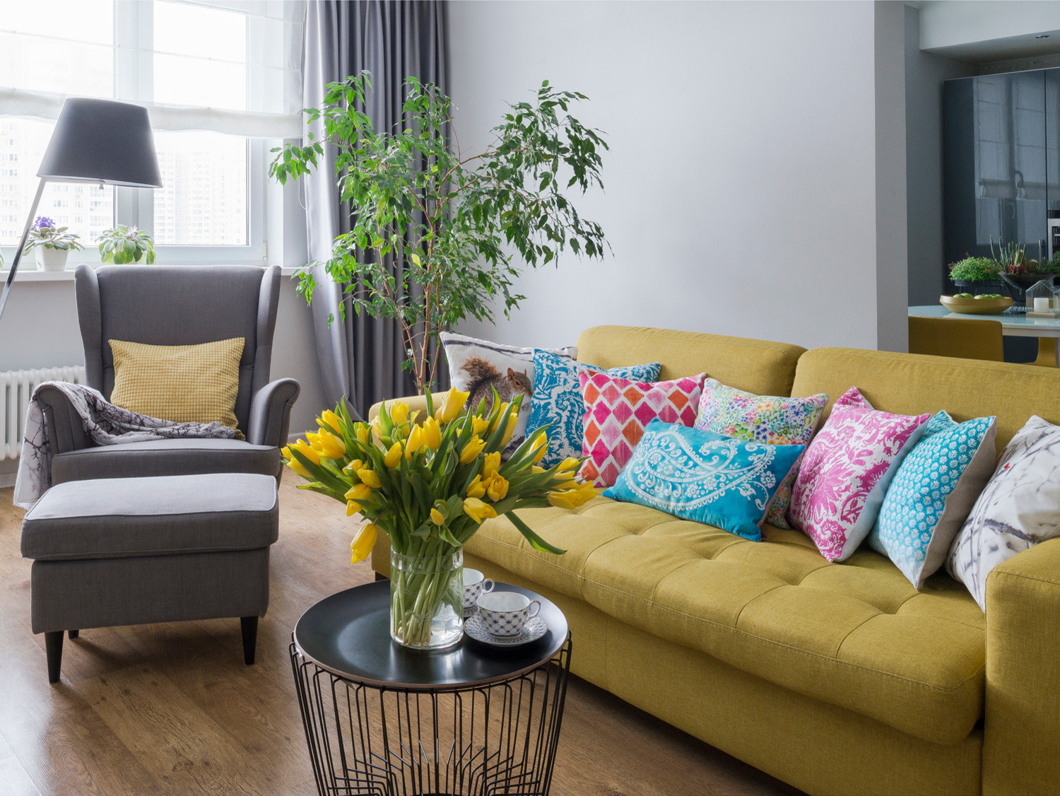 Съемка квартиры Химки. Дизайнеры: Ольга Караяни и Екатерина Белякова