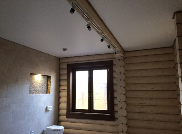 Черутти в бревенчатом доме