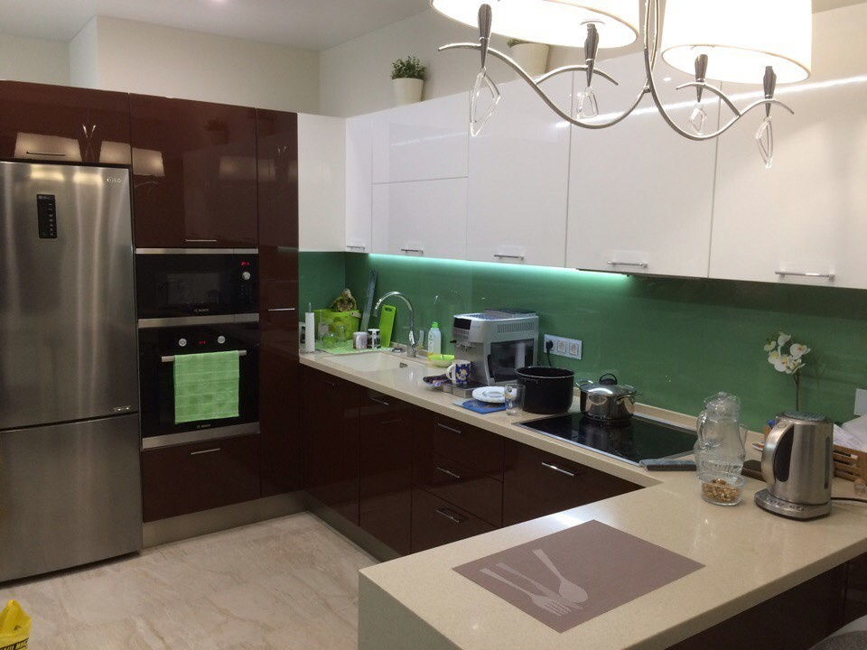 Фасады крашеные столешница искусственный камень