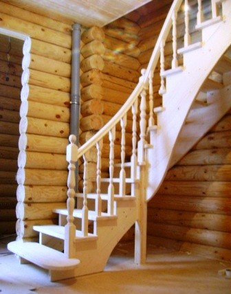 Обложка проекта: лестница поворот на 90 гр.