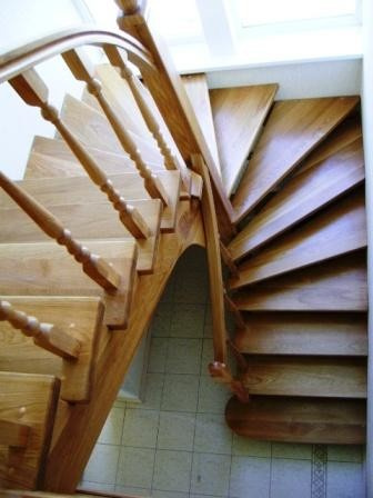 лестница поворот на 180 гр.