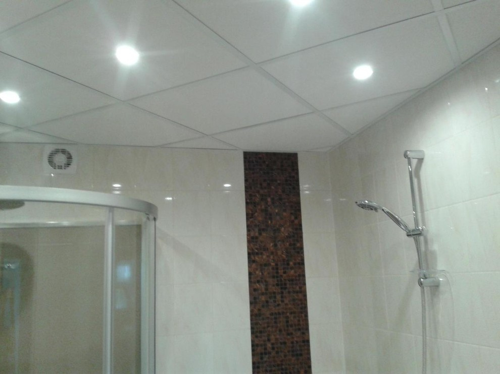 Укладка плитки в ванной комнате. Москва.