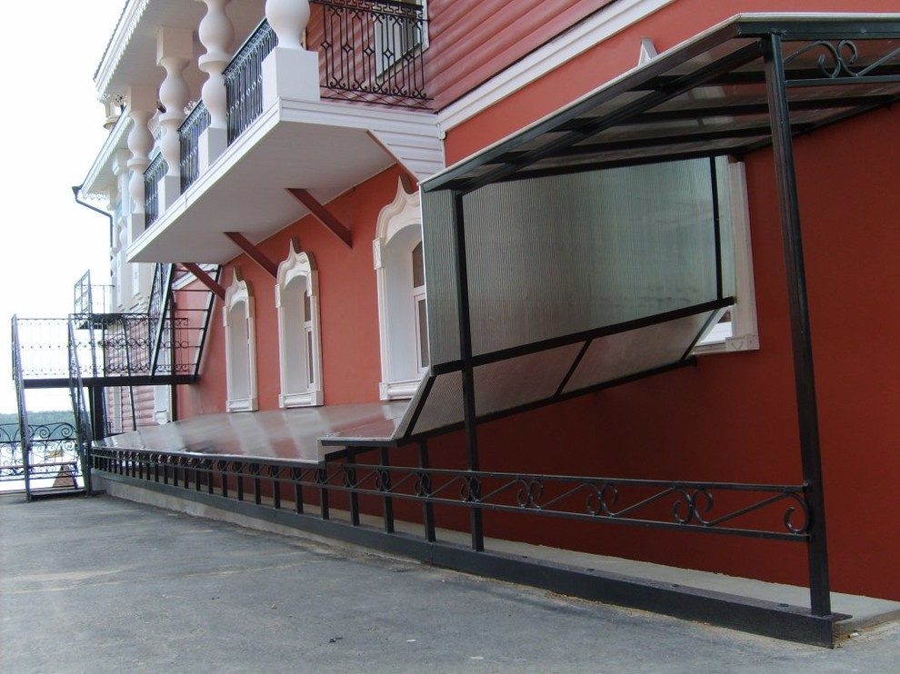 Входная группа и навесы