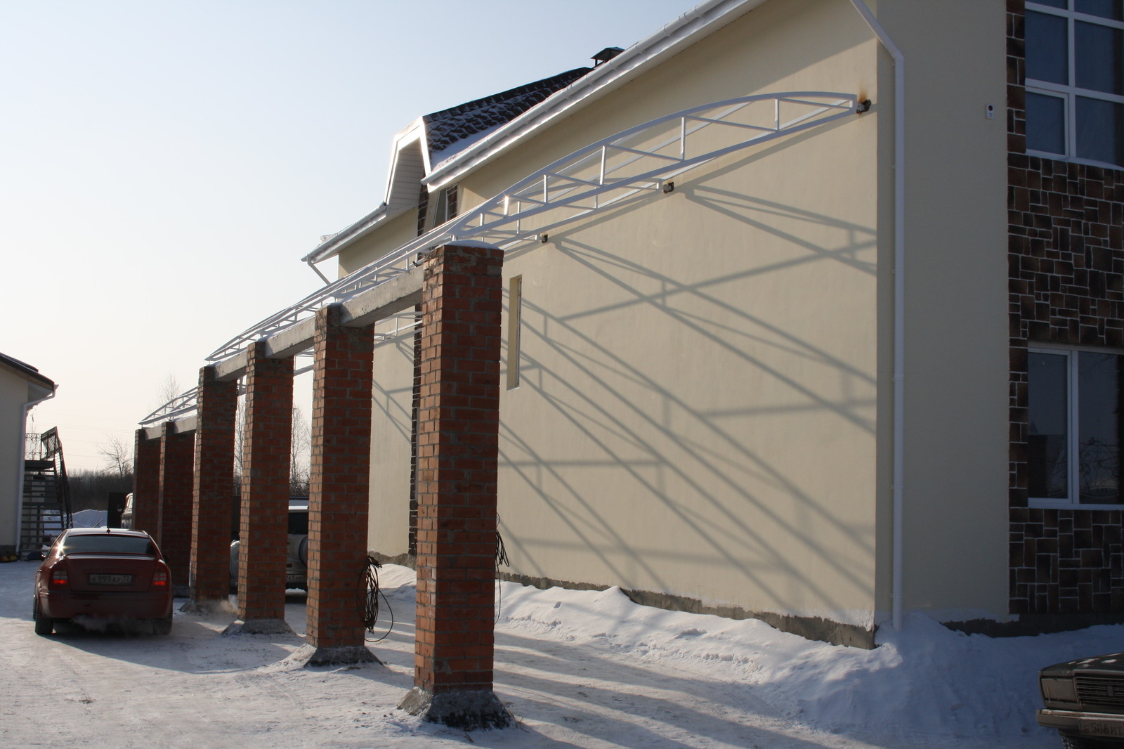 Входная группа и навесы