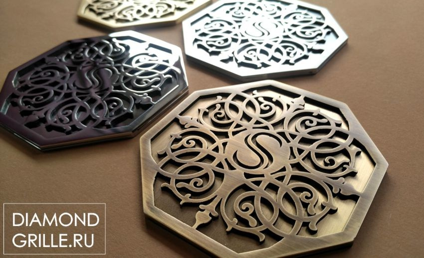 Образцы металлической декоративной отделки